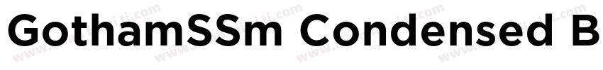 GothamSSm Condensed Book字体转换